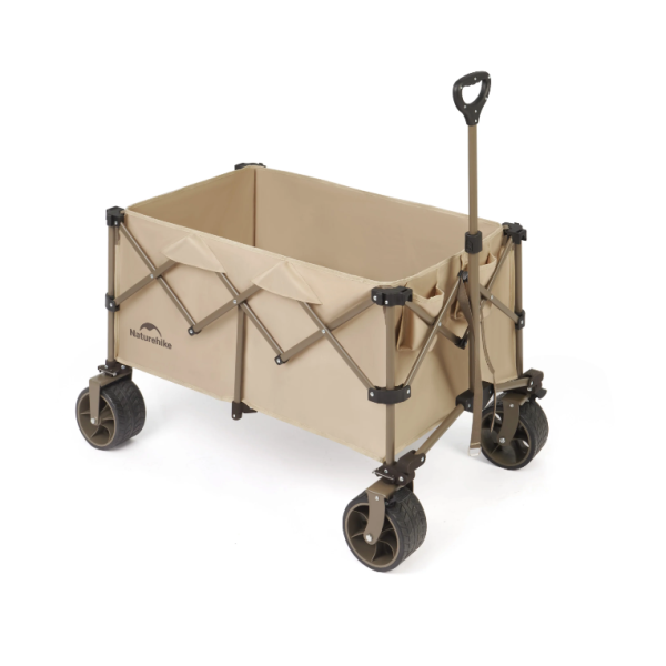 Тележка туристическая Naturehike Rubiks Cube 100х65,5х108 см, 190 л, бежевая