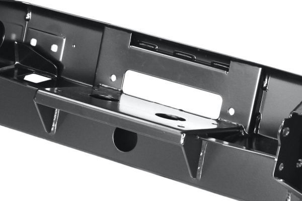 Бампер РИФ силовой передний УАЗ Буханка усиленный, c площадкой под лебёдку, с низкой защитной дугой стандарт