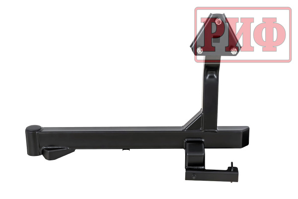 Бампер РИФ силовой задний Toyota Land Cruiser 200 2007-2015 c квадратом под фаркоп и калиткой, стандарт