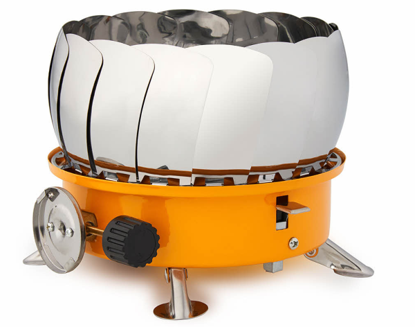 Плита газовая мини в сумке с ветрозащитой TOURIST TULPAN-L