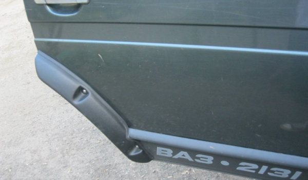 Расширители колёсных арок ВАЗ НИВА 2131 5D (передние 70 мм, задние 70 мм)